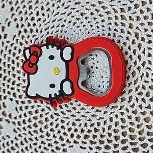 Hello Kitty Bottle opener Magnet Red New